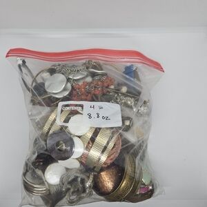 4.6 lb DIY repurpose upcycle crafting jewelry lot DO NOT BUNDLE